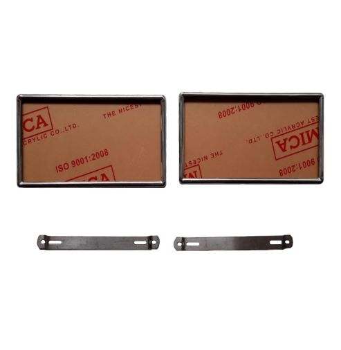 [HCM]BỘ 2 KHUNG BIỂN SỐ XE Ô TÔ KHUNG INOX GÒ CHỐNG NƯỚC CHO BIỂN SỐ VÀNG MỚI NHẤT 2020