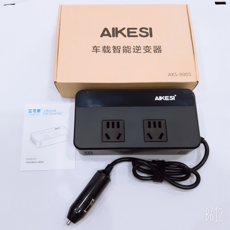 Bộ chuyển nguồn cho ô tô nguồn 12V và 24V sang 220v Aikesi cao cấp
