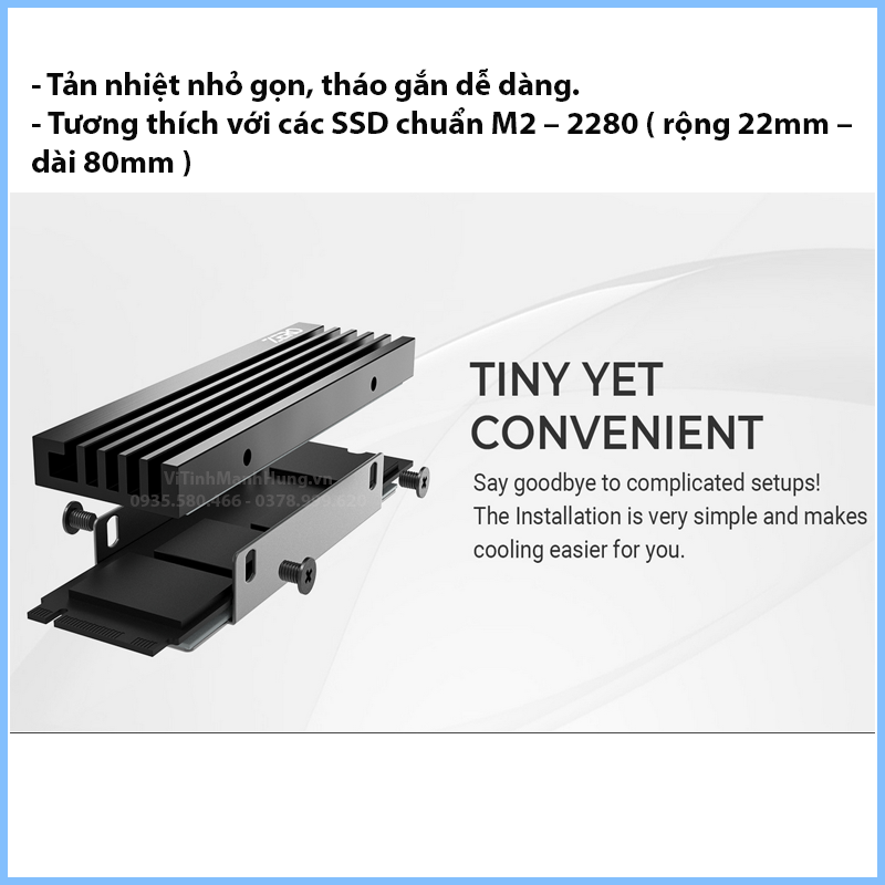 Tản nhiệt SSD M2 2280 ID-Cooling Zero M05.