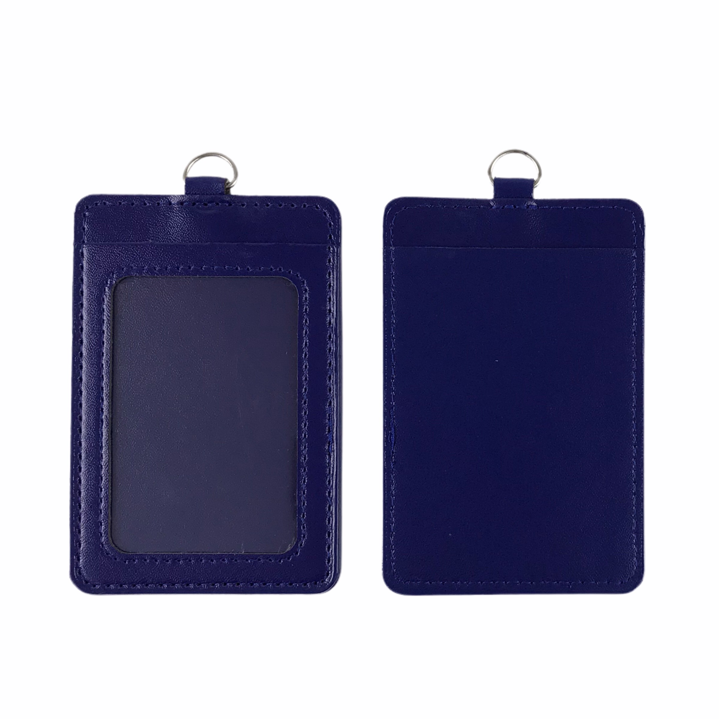 Bảng tên da 5.5x8.5cm 2 ngăn đứng (25)
