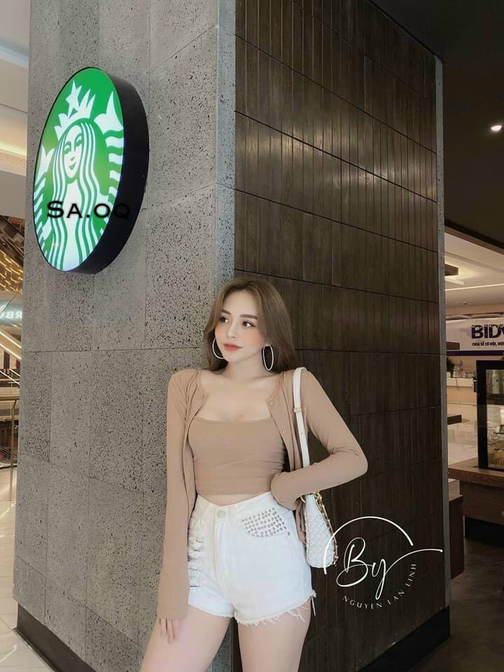 Sét áo croptop 2 món kèm khoác