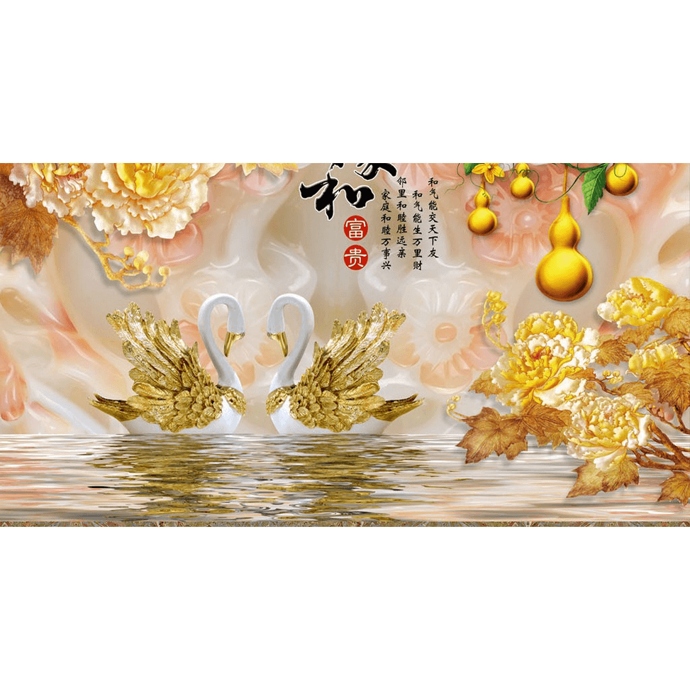 Dn46 Swan 3D wallpaper