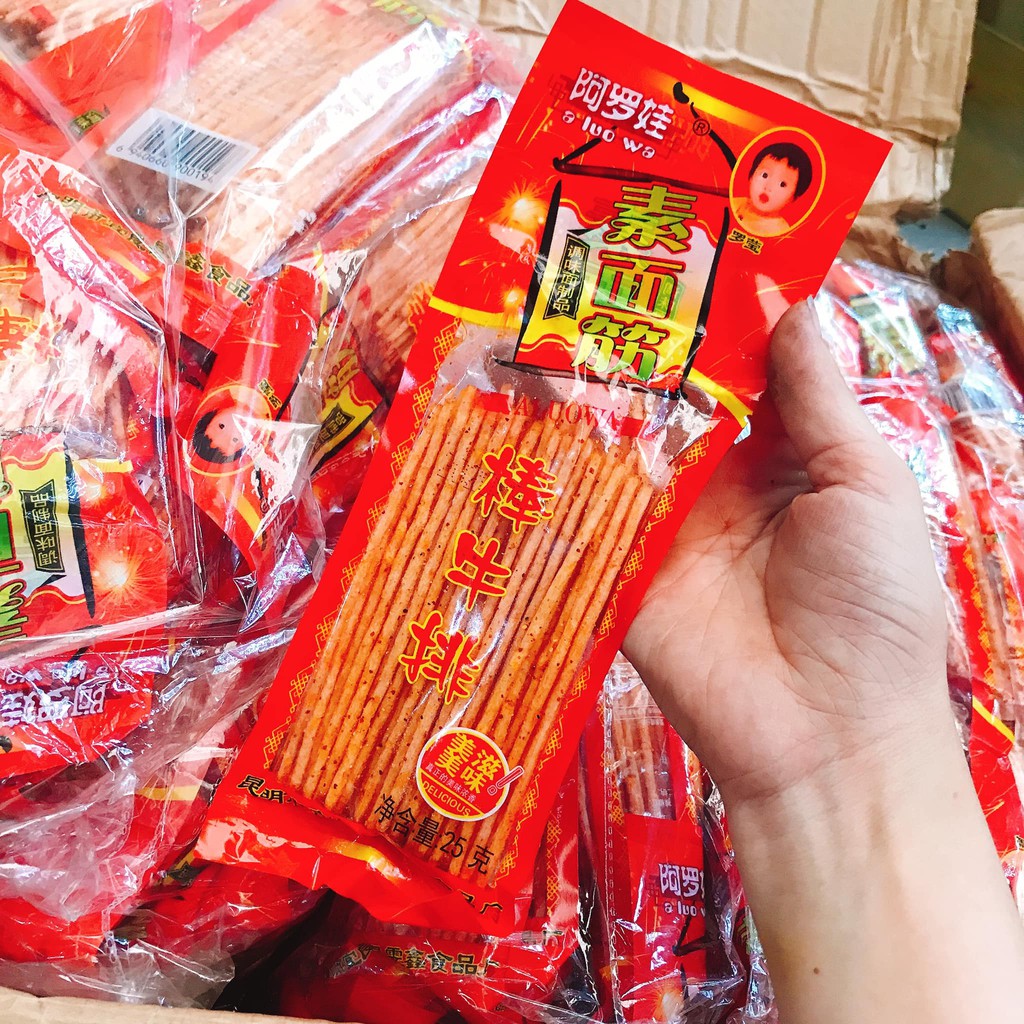 [Set 5 gói] TĂM CAY 25gr - Đồ ăn vặt nội địa [Tiệm Chú Quậy]