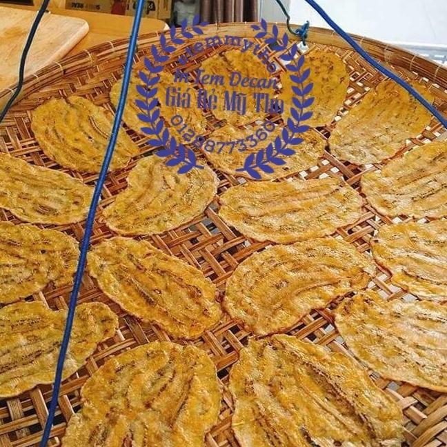 Chuối xiêm ép dẻo  nhà làm 500g