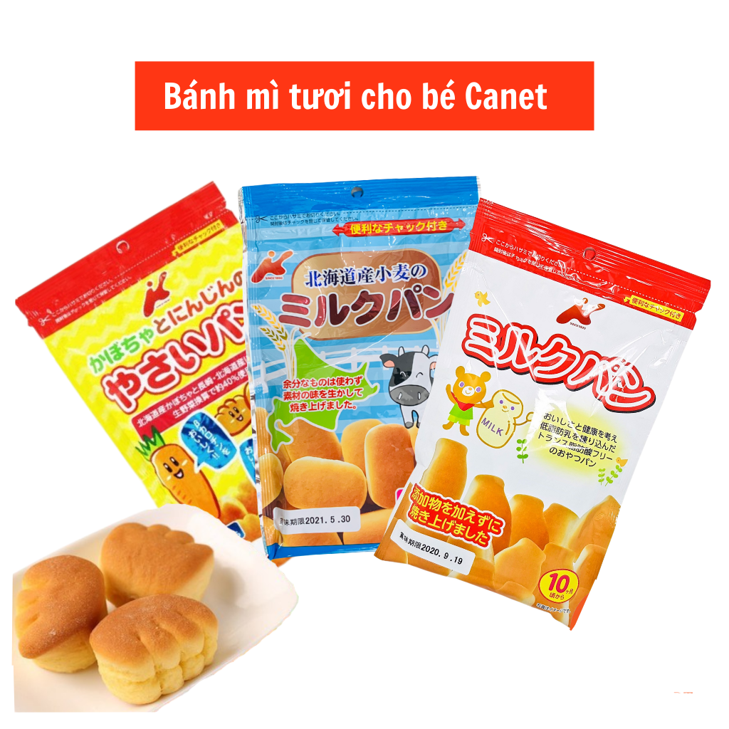 Bánh mì tươi cho bé Canet - Nhật Bản