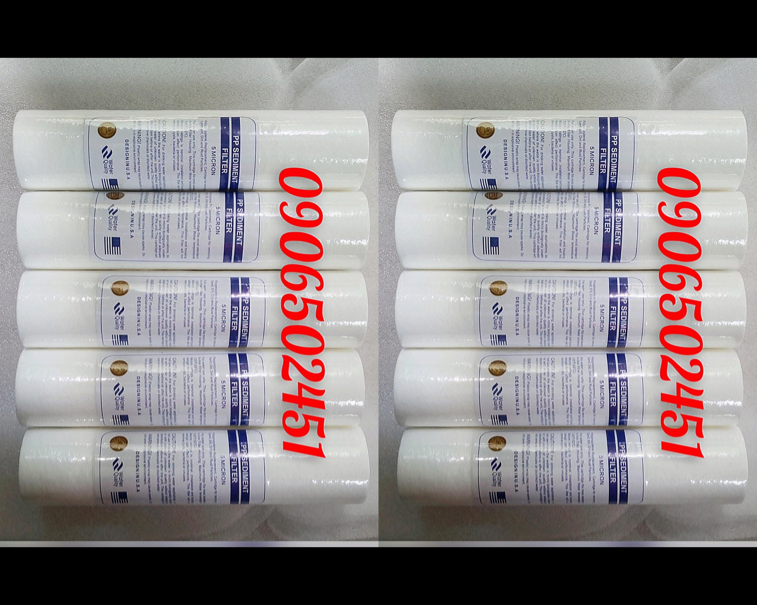 [HCM]Bộ lọc nước sinh hoạt  ly đơn 10 inch Trong