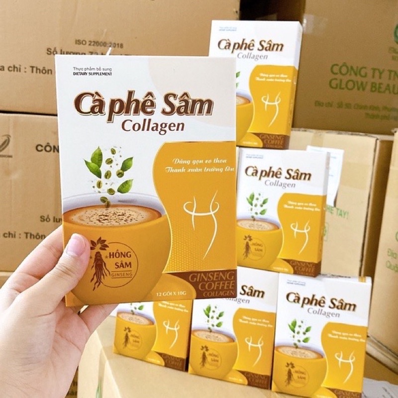 Cà phê sâm giảm cân (hộp 12 gói)