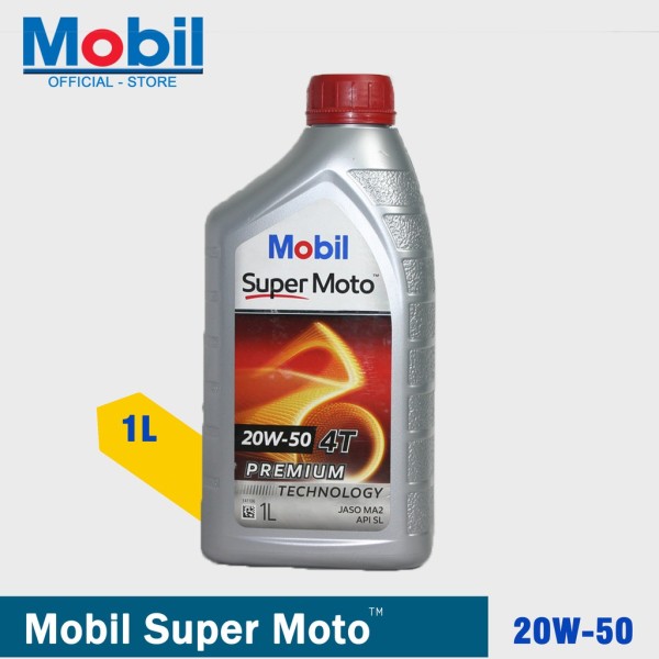 [HCM]Nhớt Xe Số Mobil Super Moto 20W50 1 Lit- Nhập Khẩu SingaporeSản Phẩm Chất Lượng