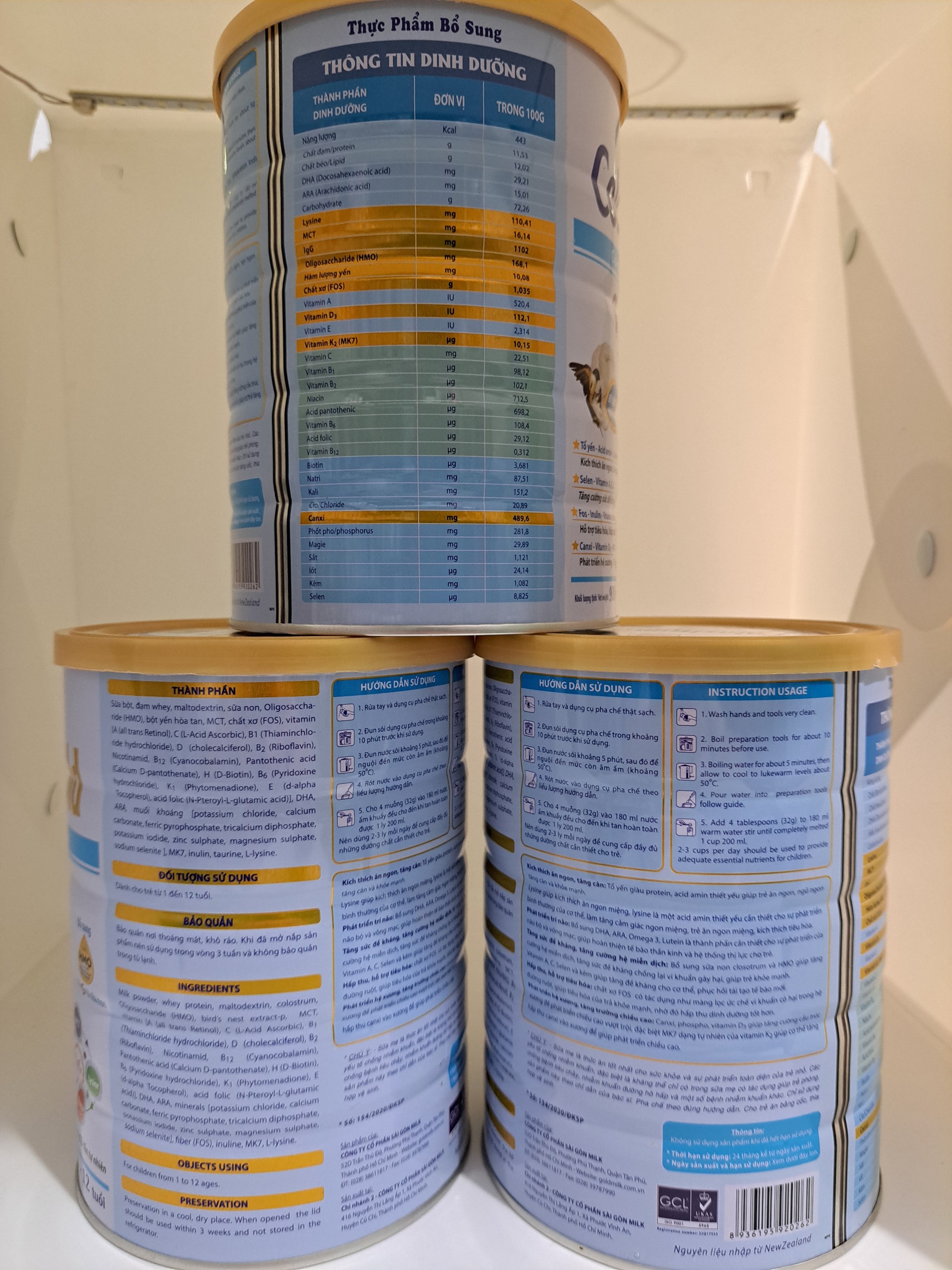 SỮA COLOSTRUM GOLD PEDIA PLUS - 900G ( Cho trẻ biếng ăn, chậm lớn, còi xương..từ 1 – 12 tuổi )