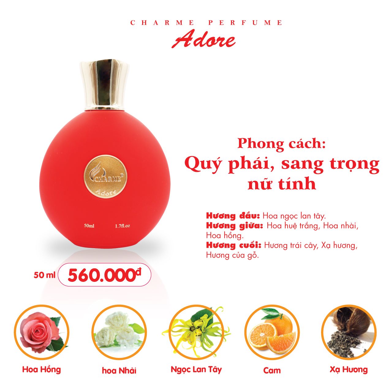 NƯỚC HOA NỮ ADORE 50ML