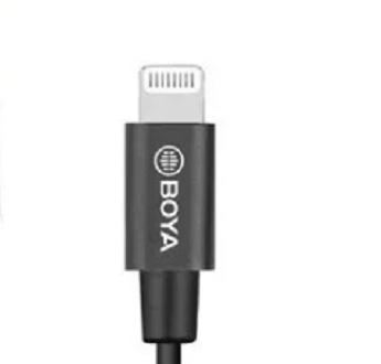 Cáp chuyển đổi BY-K1 BOYA 3.5mm TRS to Lightning