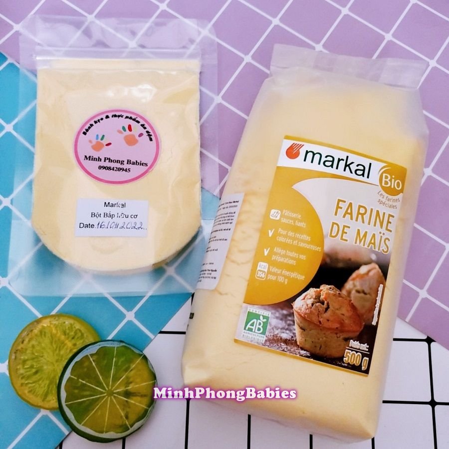 [HCM]Bột Bắp Hữu Cơ Markal 500Gr