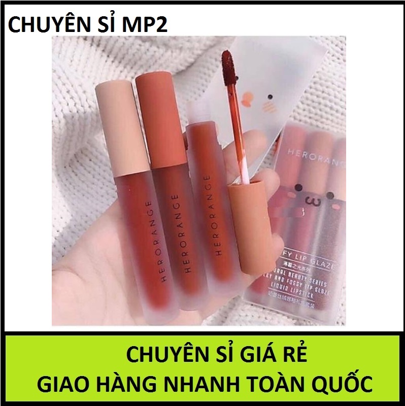 [CHUYÊN SỈ ] Set Son Lì Herorange