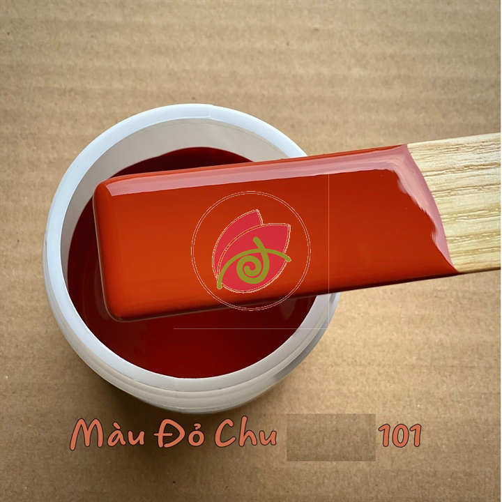 Sơn chậu màu đỏ chu hệ nước Okay Paint 1kg