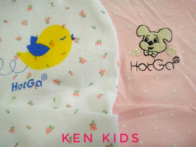 COMBO 2 Nón/ mũ bo sơ sinh HotGa chất mềm