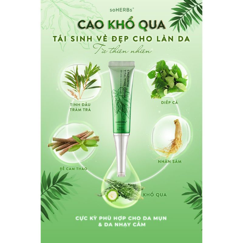 [ GIÁ GỐC ] CAO KHỔ QUA soHERBs 10ML