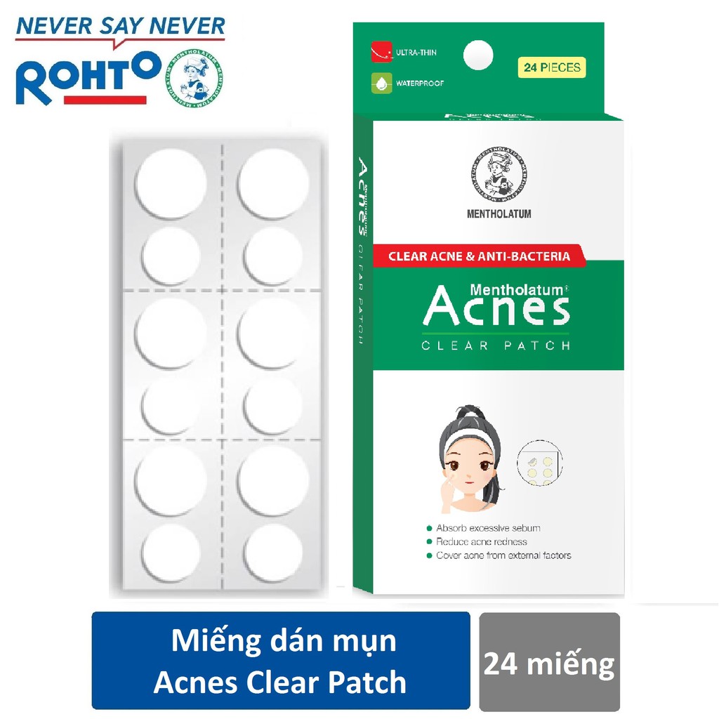 Miếng Dán Mụn Clear Patch Acnes 24 Miếng