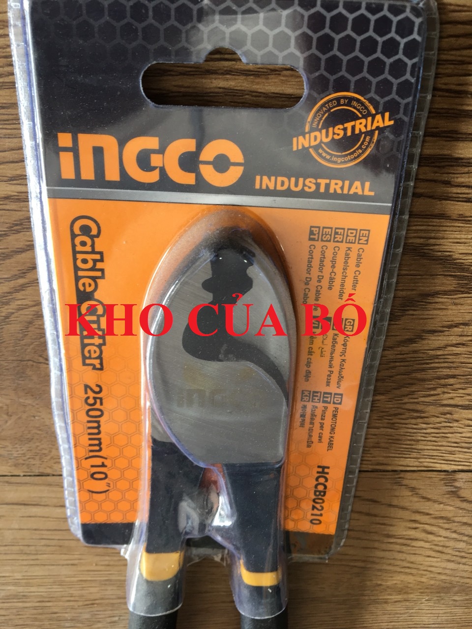 Kềm cắt cáp điện (10"/250mm) Ingco HCCB0210