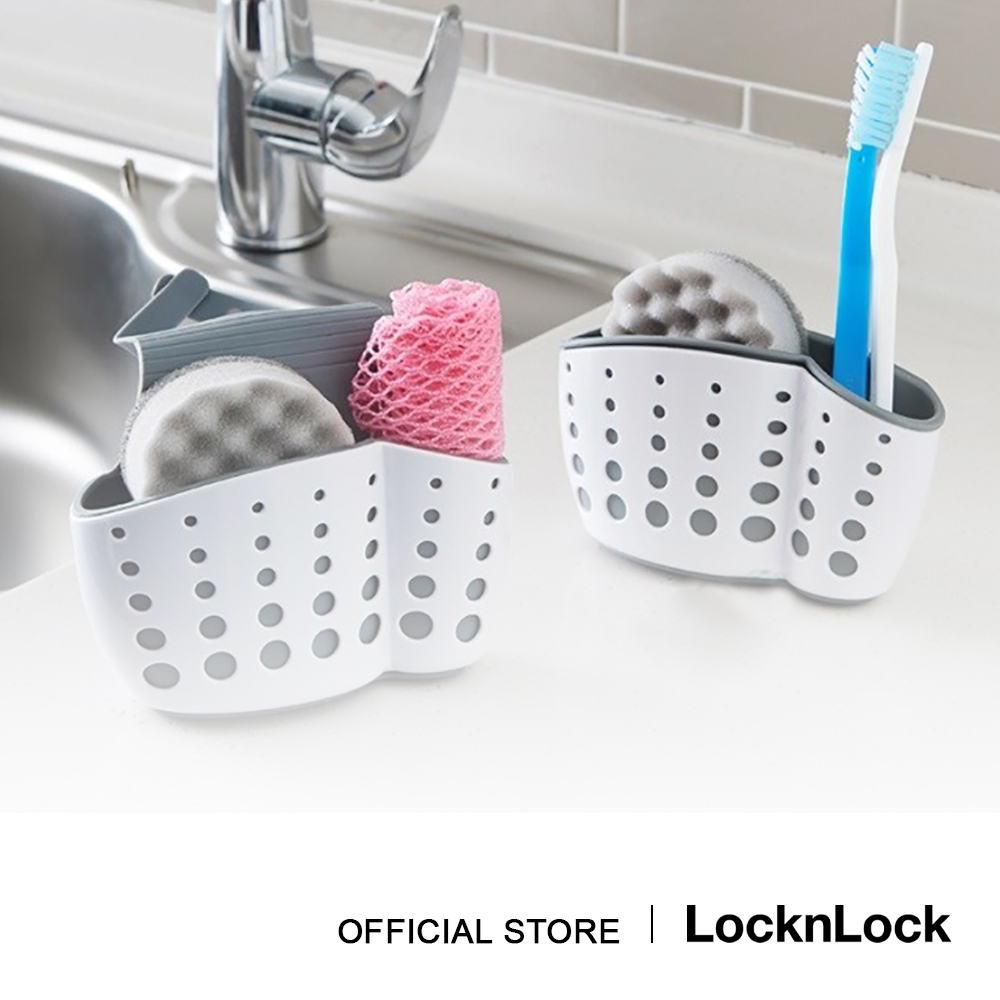 Giỏ đựng đồ dùng rửa chén hiệu lock & lock, dạng hít , kích thước 14.7x8.5 cm - etm526p-2377