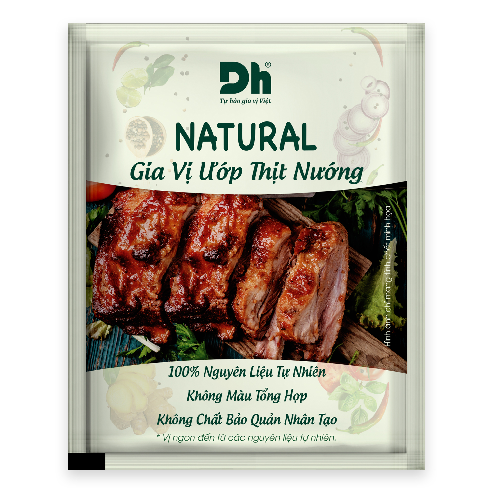 Natural gia vị nấu ướp dh foods – bột gia vị ngũ hương 10gr, gia vị nấu cà ri 10gr, gia vị ướp thịt nướng 10gr, gia vị ướp thịt chẩm chéo 10gr, gia vị ướp thịt mắc mật 10gr, gia vị nấu bò kho 10gr