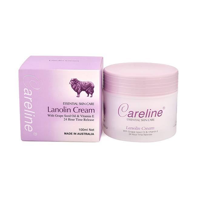 Kem mỡ cừu Careline Lanolin Cream Australia 100g