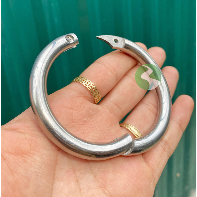 VÒNG XỎ MŨI BÒ - Thép Ko gỉ 7,5cm