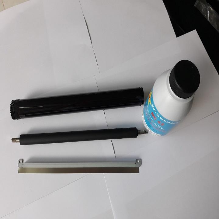 Bộ linh kiện cho Brother 2240, 2255, 2280: Mực nạp, Trống Drum, Trục từ, Gạt thiết, dùng bơm, đổ, thay thế cho hộp mực, cụm khay trống máy in Brother HL 2130, 2240, 2250, 2270, 7360, 7470, 7060, 7860, DCP 7055 chất lượng t