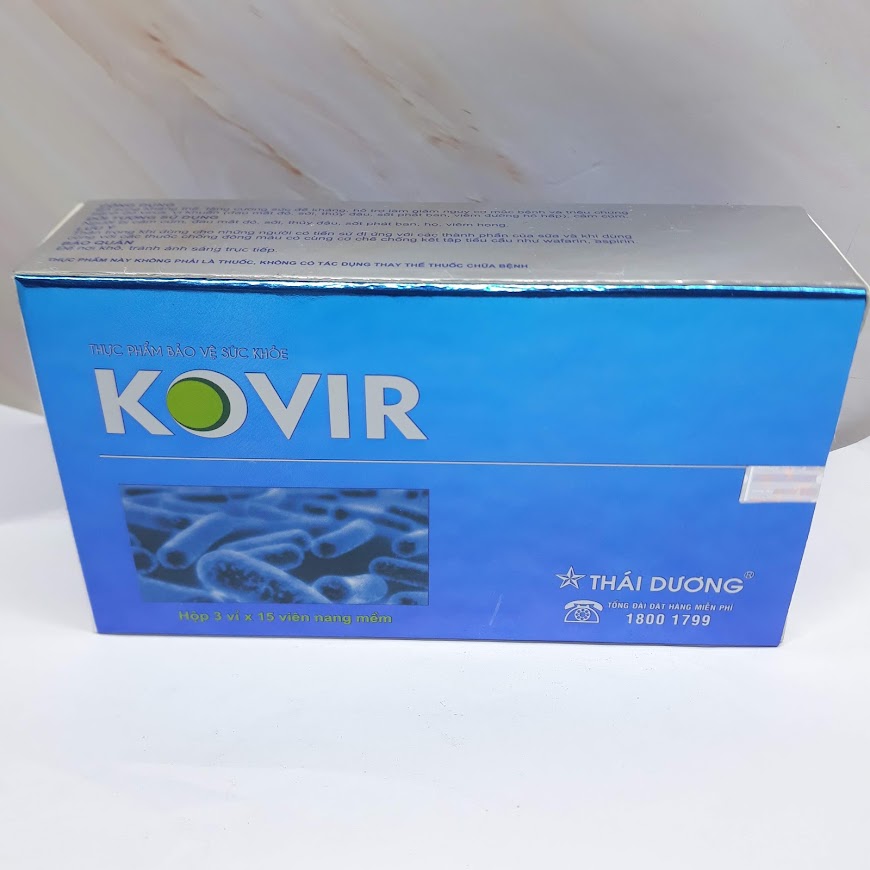 KOVIR hộp 3 vỉ x 15 viên