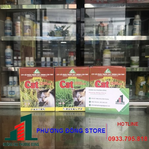 Thuốc diệt chuột Cat 0.25WP Gói 10g