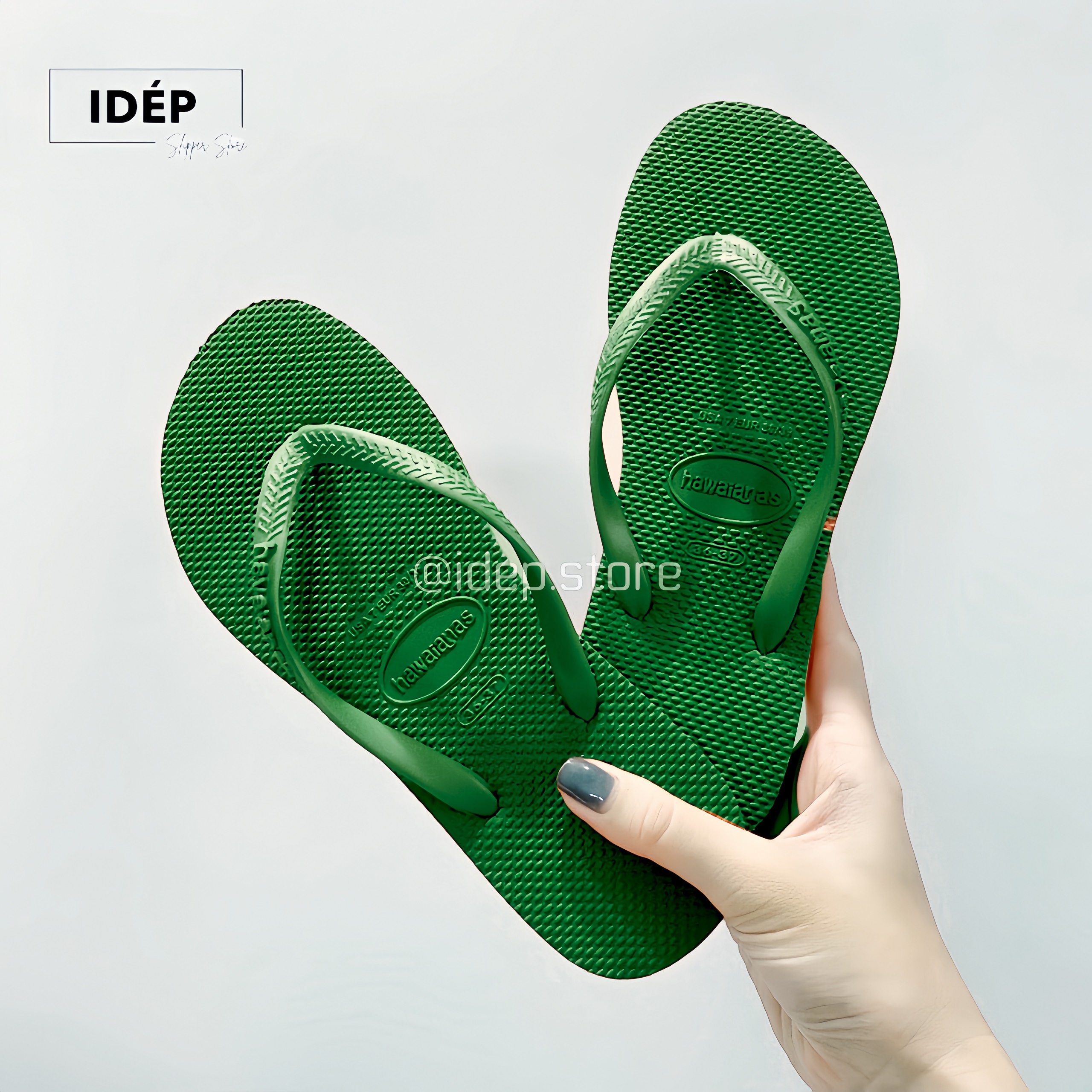 [HCM] Dép kẹp nữ siêu nhẹ DL111 - Dép xốp Thái xỏ ngón đi biển iDÉP