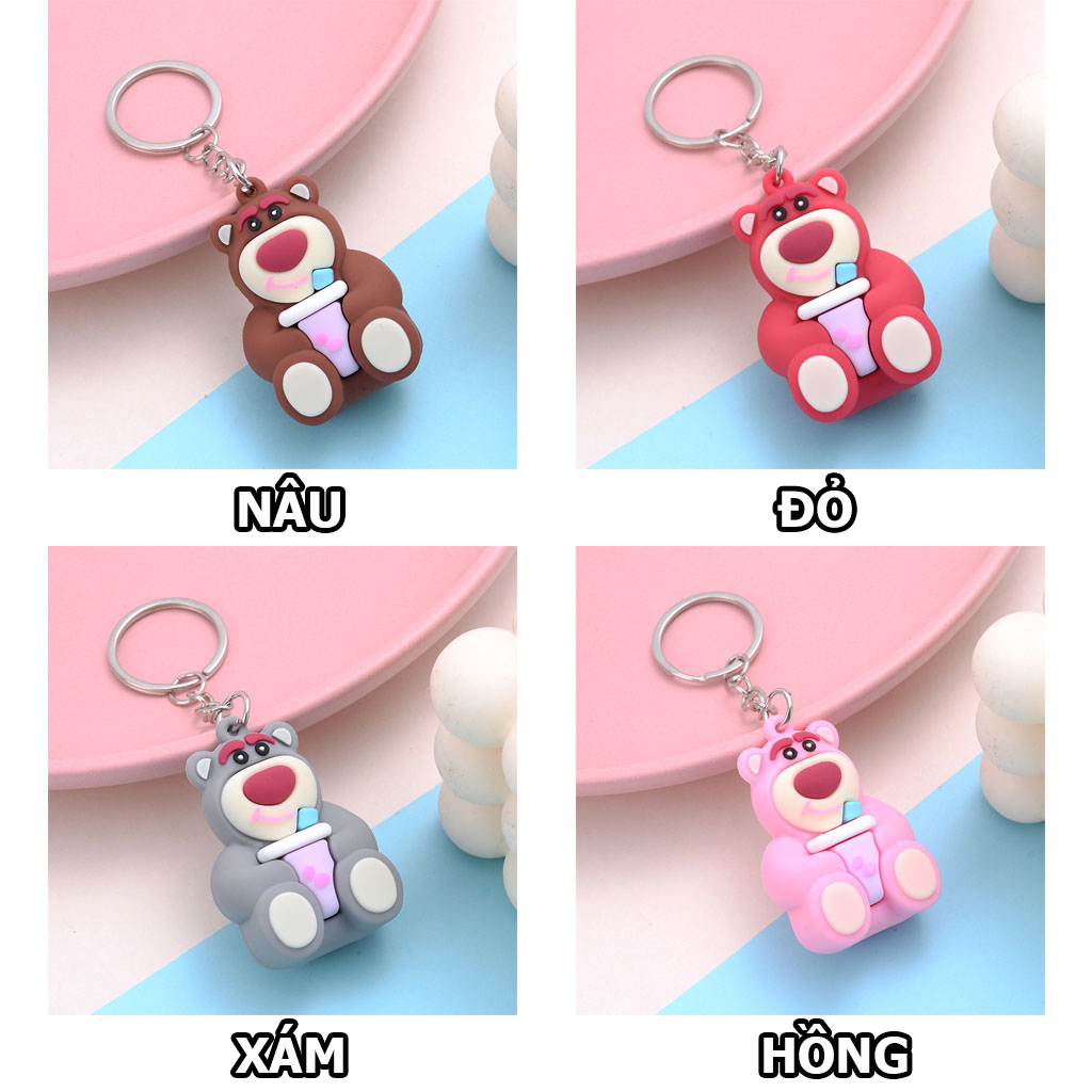Móc khóa Gấu trà sữa cute MK23
