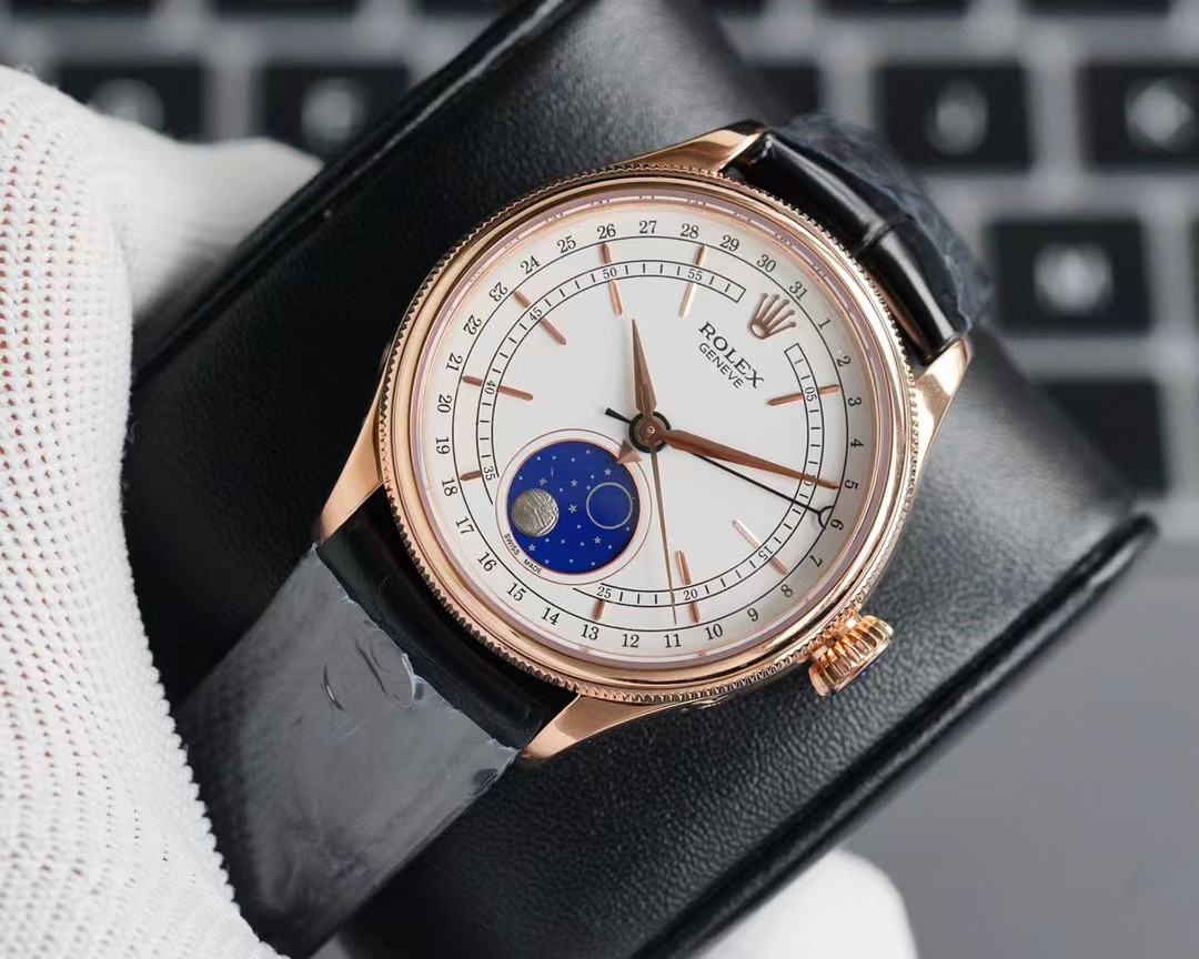 Đồng Hồ Nam Rolex CELINI Moonphase 50535 - BH 12TH