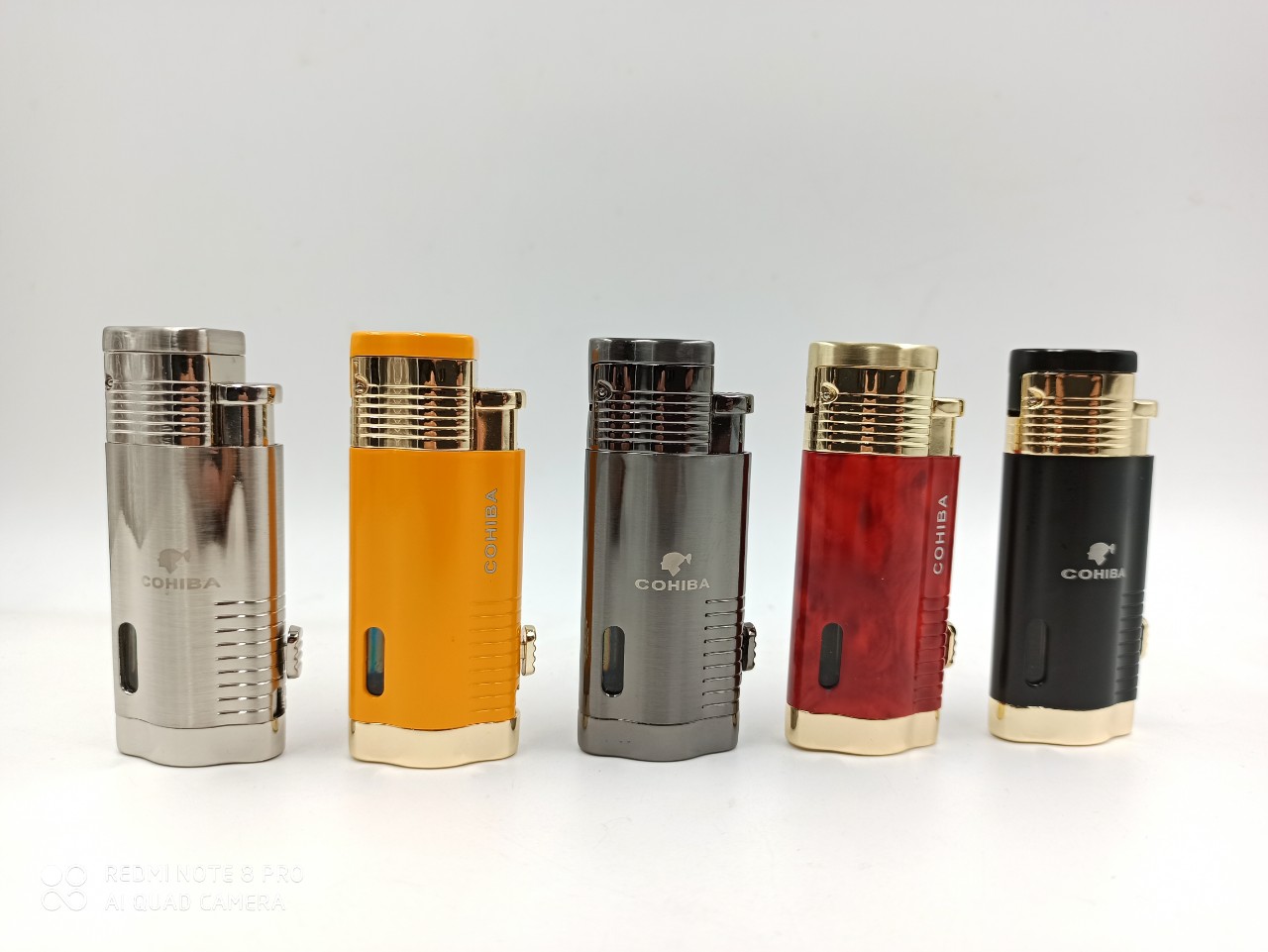 Bật lửa khò XiGa 3 tia kèm đục COB 360