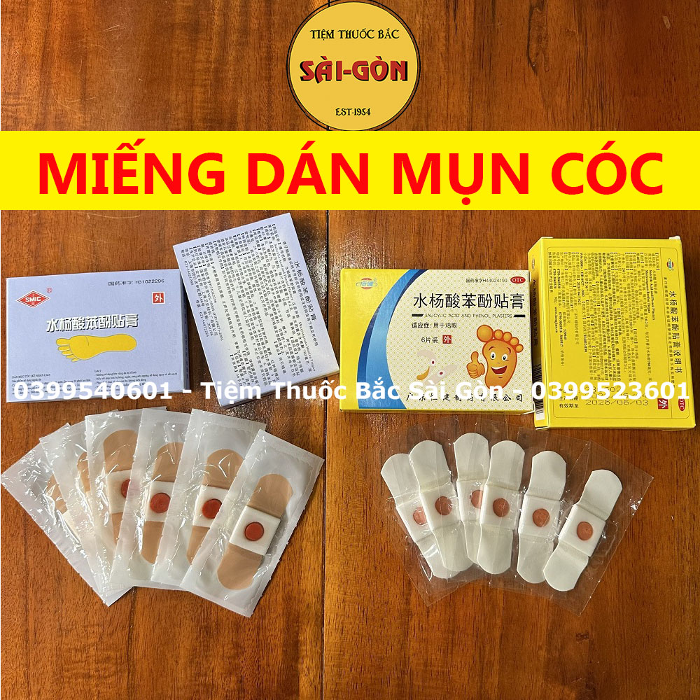 Miếng Dán Mụn Cóc, mụn cơm Hộp 6 miếng