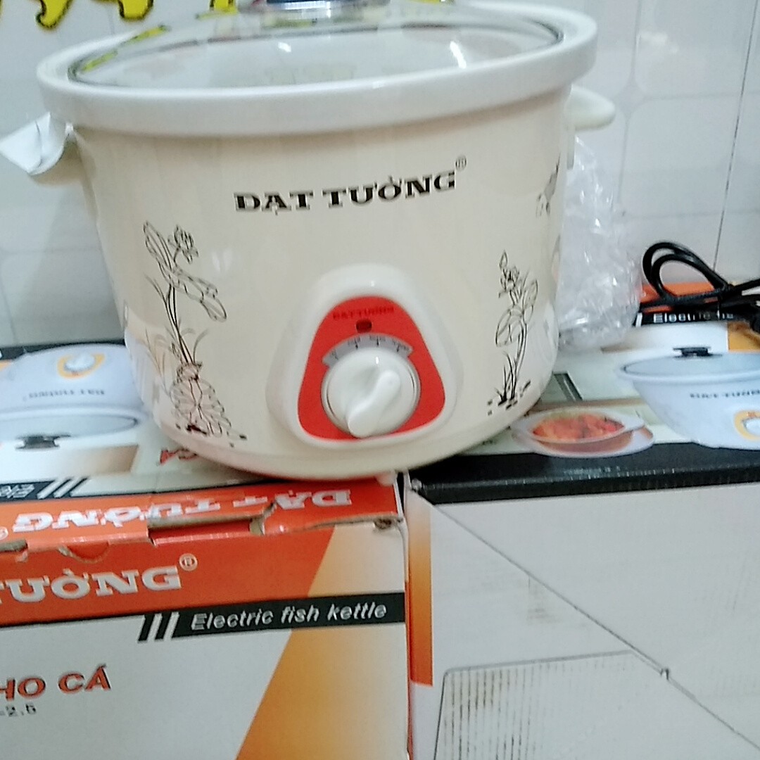 Nồi hầm cháo chậm, Kho cá Đạt Tường 1,5 lít