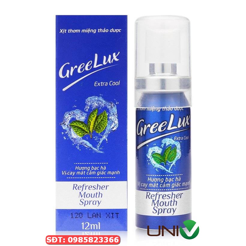 Xịt Thơm Miệng Greelux Extra Cool 12Ml
