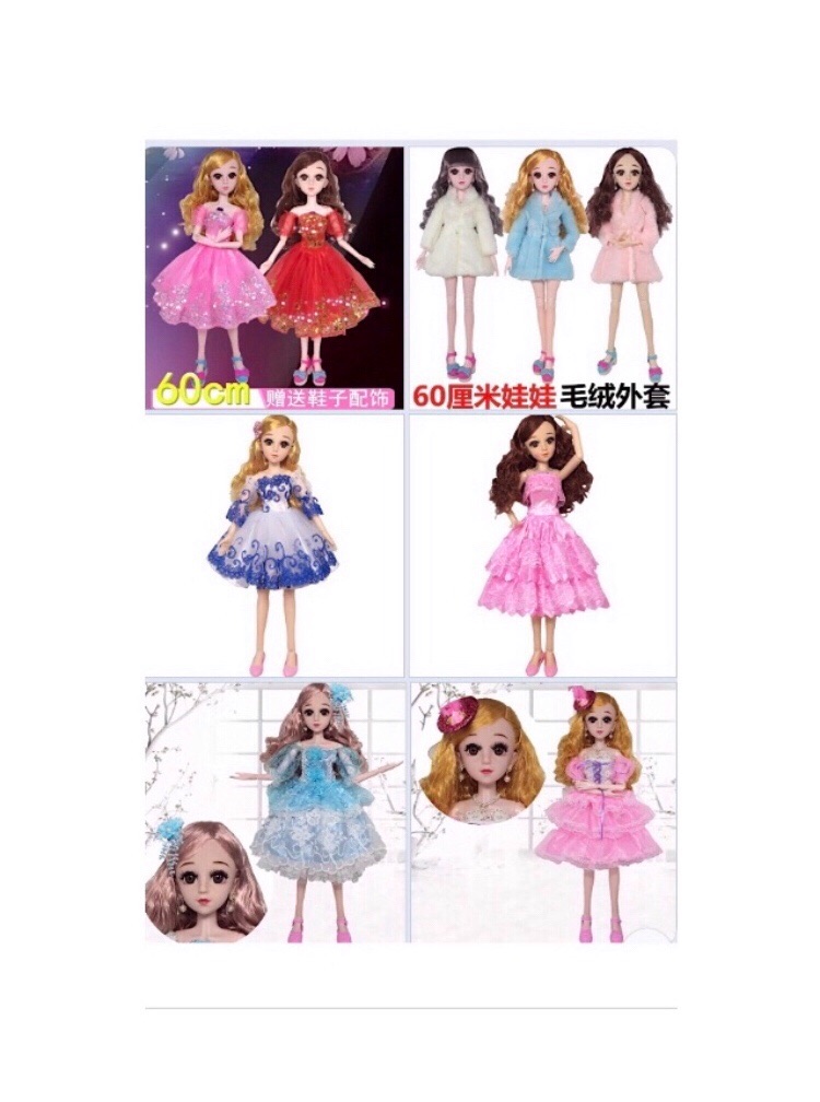 Đầm búp bê 60 cm - học sinh