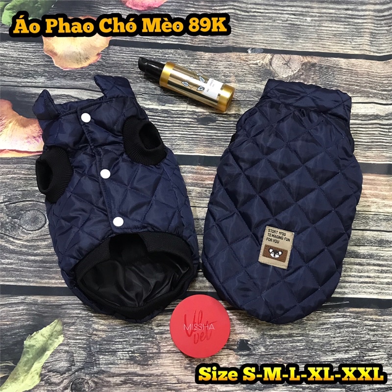 Áo Phao cho Chó Mèo cực ấm [CÓ SỈ]