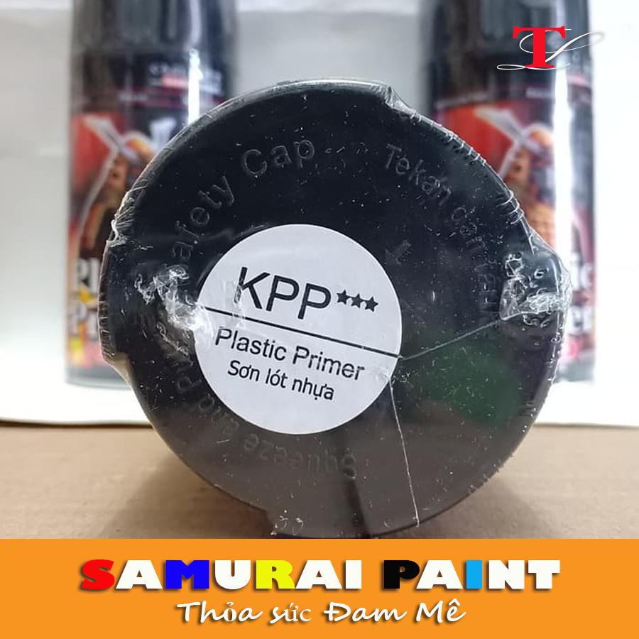 Sơn lót samurai - Chai sơn lót nhựa KPP - sơn xịt samurai