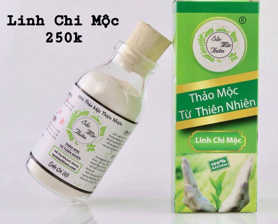[HCM]Linh Chi Bột rửa mặt Sắc Mộc Thiên 90GR