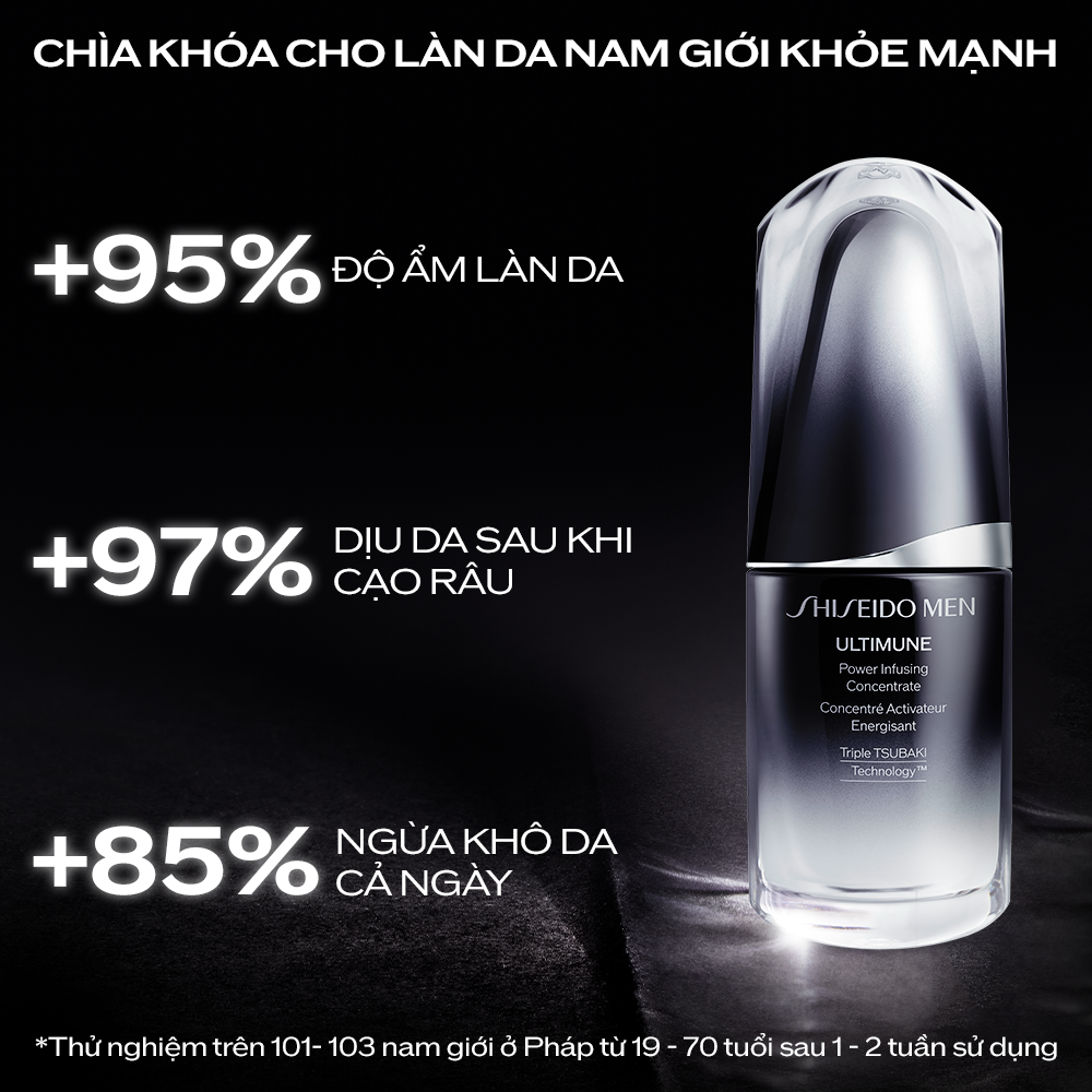 Tinh chất dưỡng da Shiseido Men Ultimune Power Infusing Concentrate 30ml
