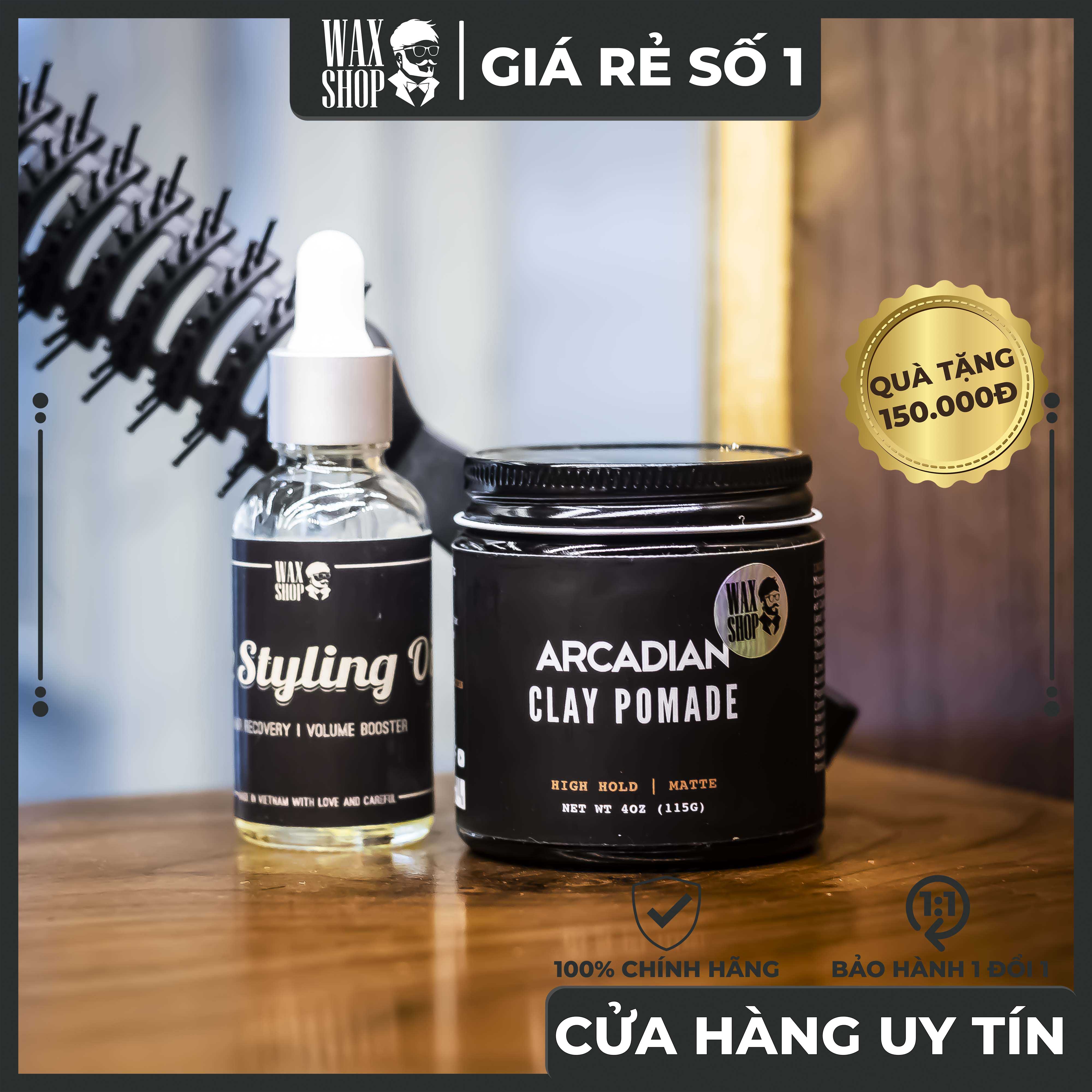 [HCM]Sáp Vuốt Tóc Arcadian Clay Pomade - Arcadian