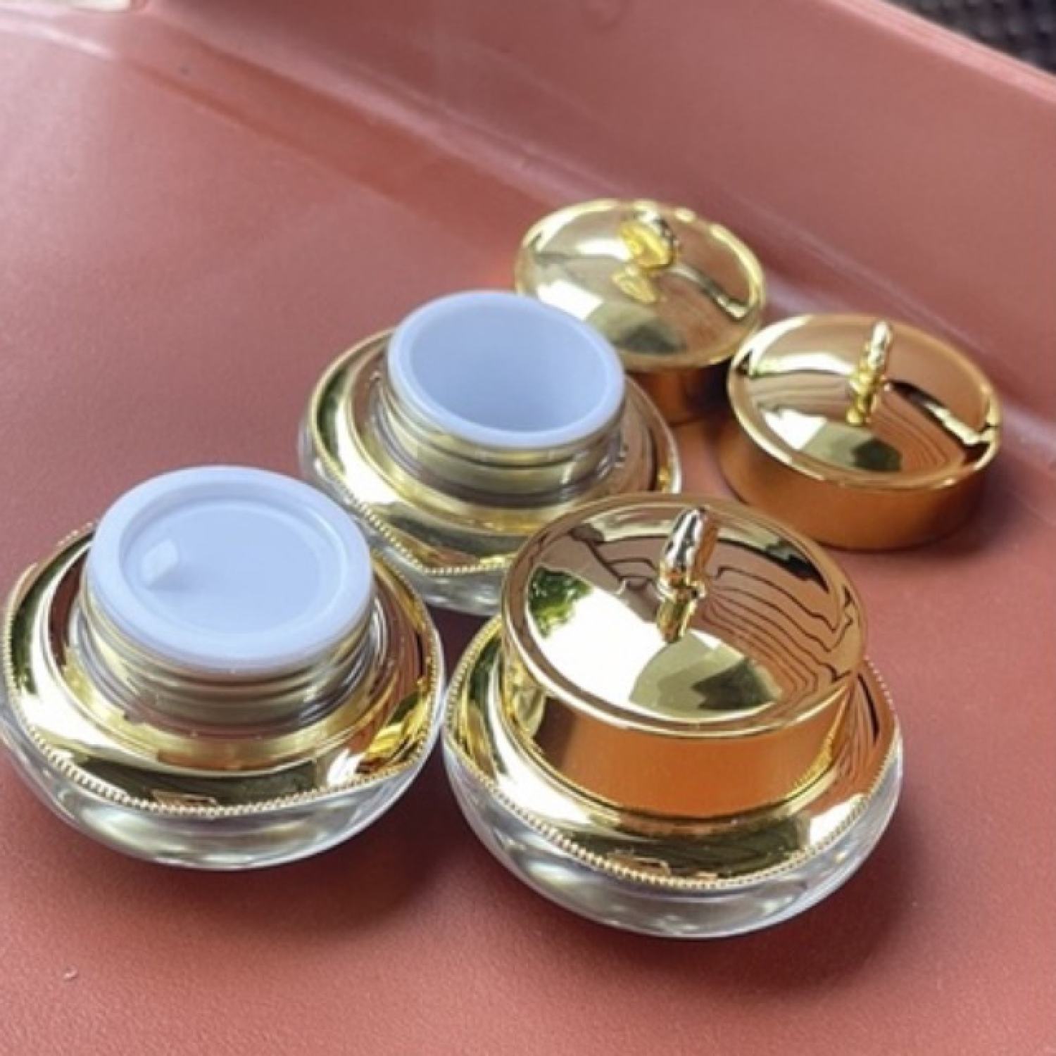 Hũ chiết mỹ phẩm Hoàng Cung Nhựa Acrylic cao cấp Sang Chảnh -Chắc Chắn 10gram.
