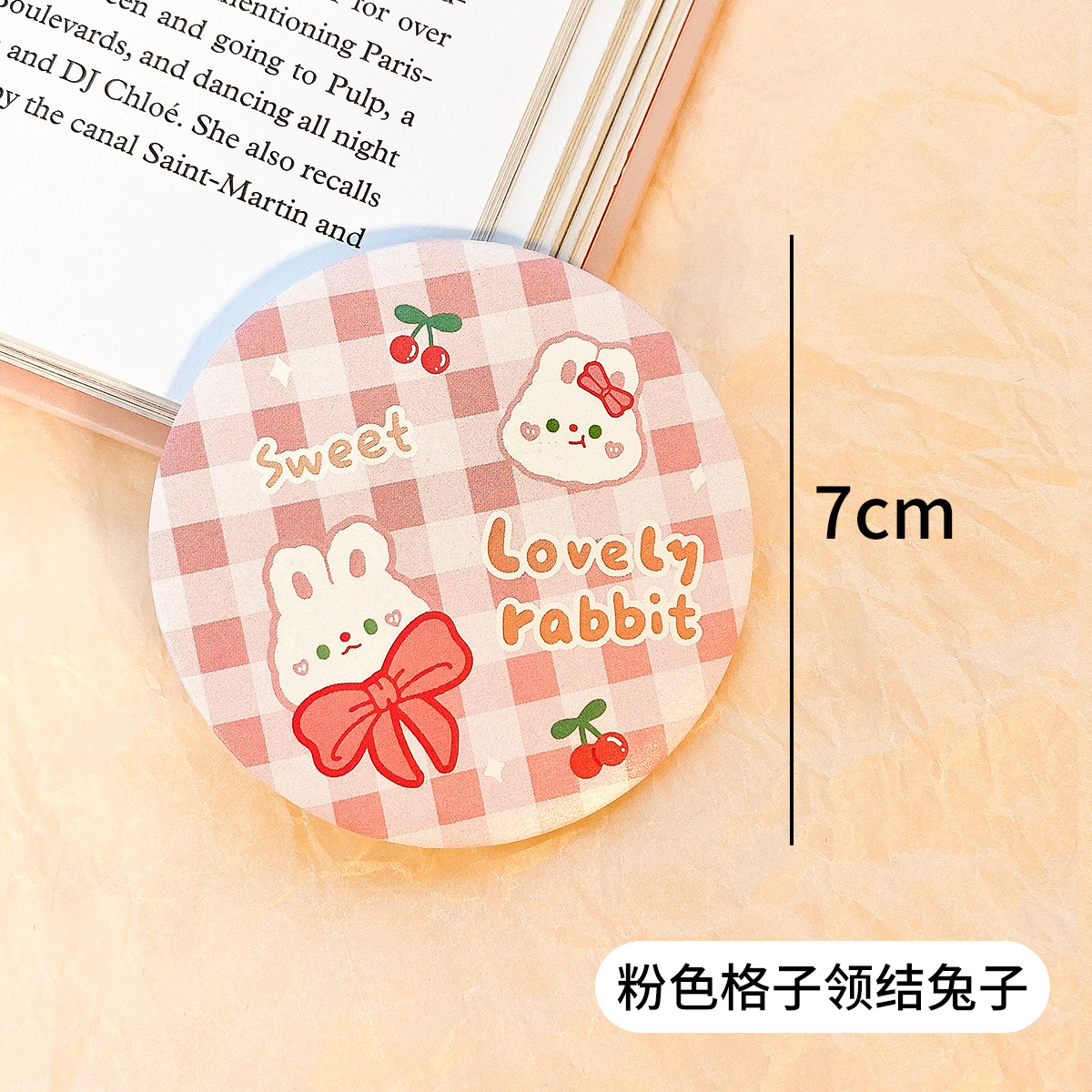 [HCM]Gương trang điểm mini cầm tay - UniLabel