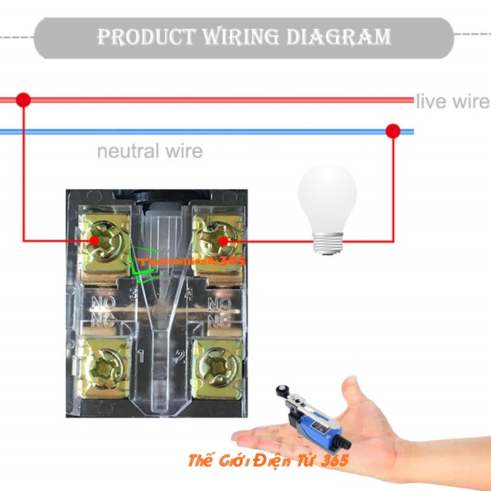 Công Tắc Hành Trình ME-8108 250VAC 5A