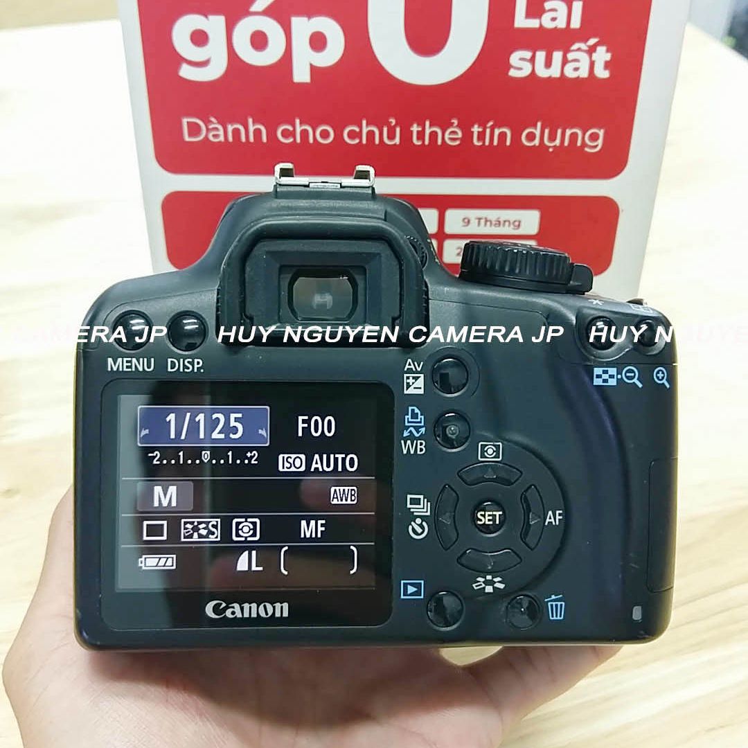 MÁY ẢNH CANON 1000D (EOS KISS F) , ỐNG KÍNH Canon 18 55 .