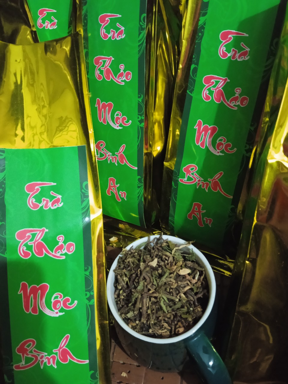 Combo 5 gói trà Thảo Mộc 200gr freeship