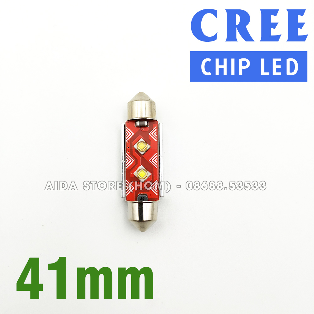 [HCM]01 bóng đèn led trần CREE CANBUS lắp xe ô tô DC 12v siêu sáng ÁNH SÁNG TRẮNG
