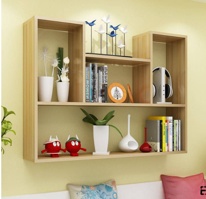 KỆ SÁCH TRANG TRÍ CHỮ U