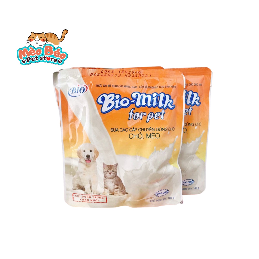 Sữa cho chó mèo Bio Milk for pet (100g)